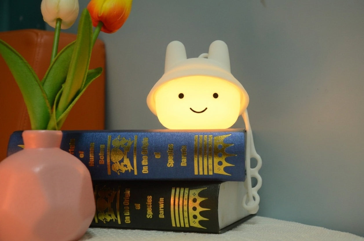 Portable / Soft Hanging Lamp with remote control - Bunny wearing hat