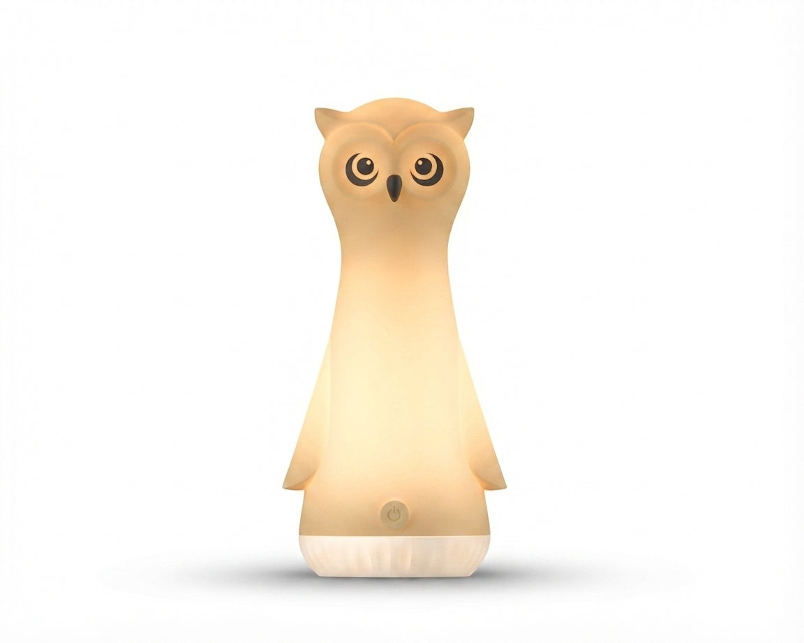 Owl Rechargeable Flashlight with Lamp for Kids