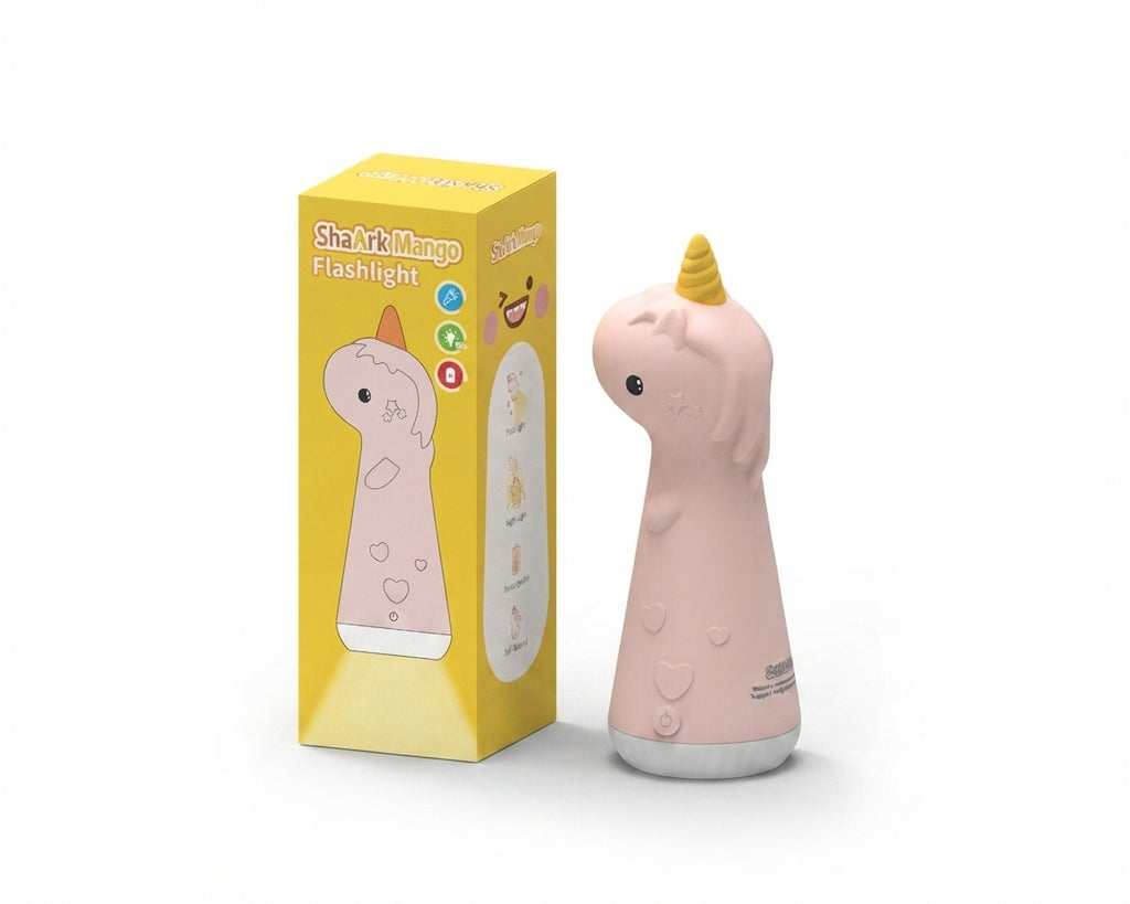 Unicorn Rechargeable Flashlight with Lamp for Kids