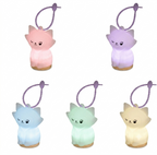 Mini Fox Keychain Night Light | Cute Backpack Charm Lamp | Nursing Light