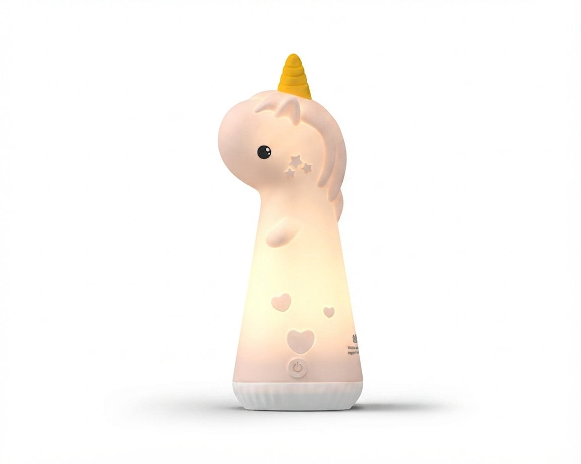 Unicorn Rechargeable Flashlight with Lamp for Kids