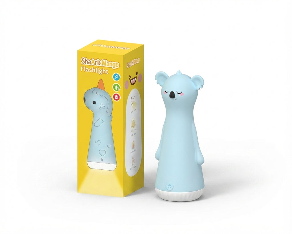 Koala Rechargeable Flashlight with Lamp for Kids