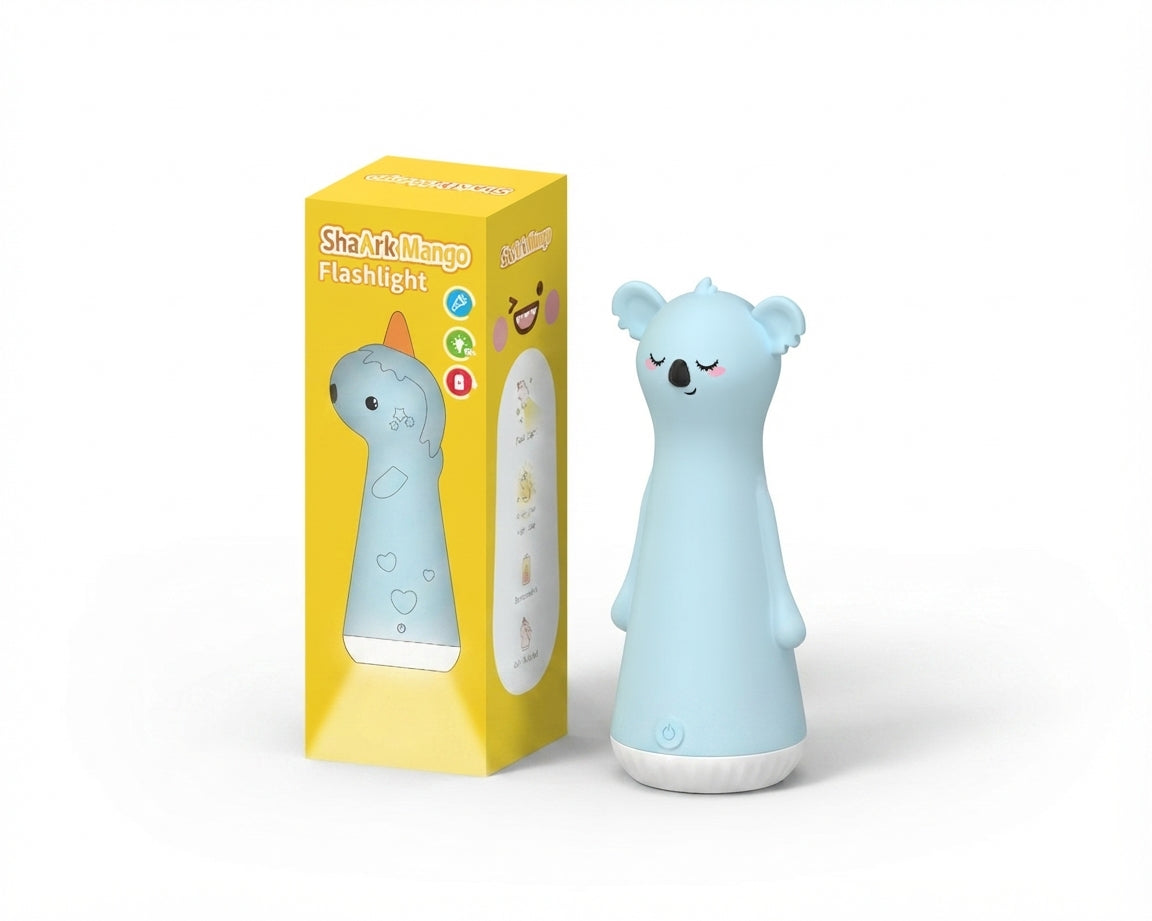 Koala Rechargeable Flashlight with Lamp for Kids