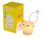 Mini Bear Keychain Night Light | Cute Backpack Charm Lamp | Nursing Light